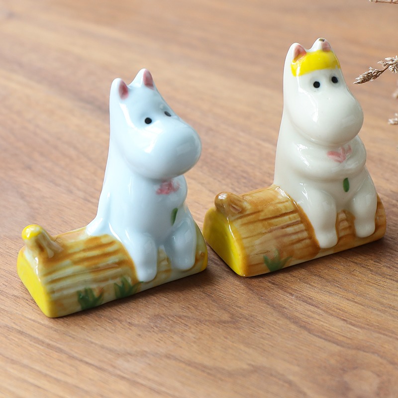 Case With Pencil Holder - Dekorasi Keramik Pasangan Kartun Moomin yang