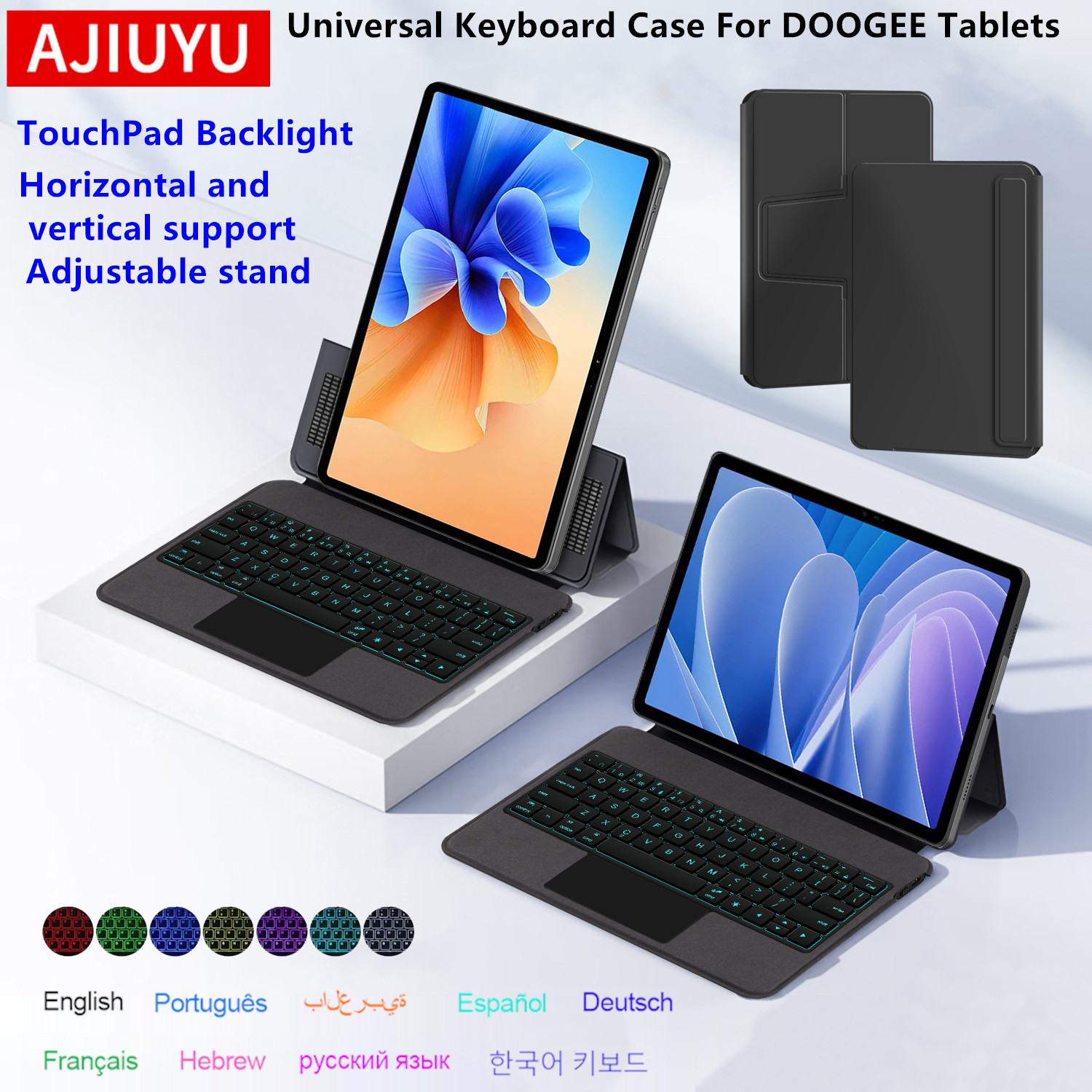 Doogee Tablet Accessories - AJIUYU Keyboard Touchpad untuk DOOGEE U11