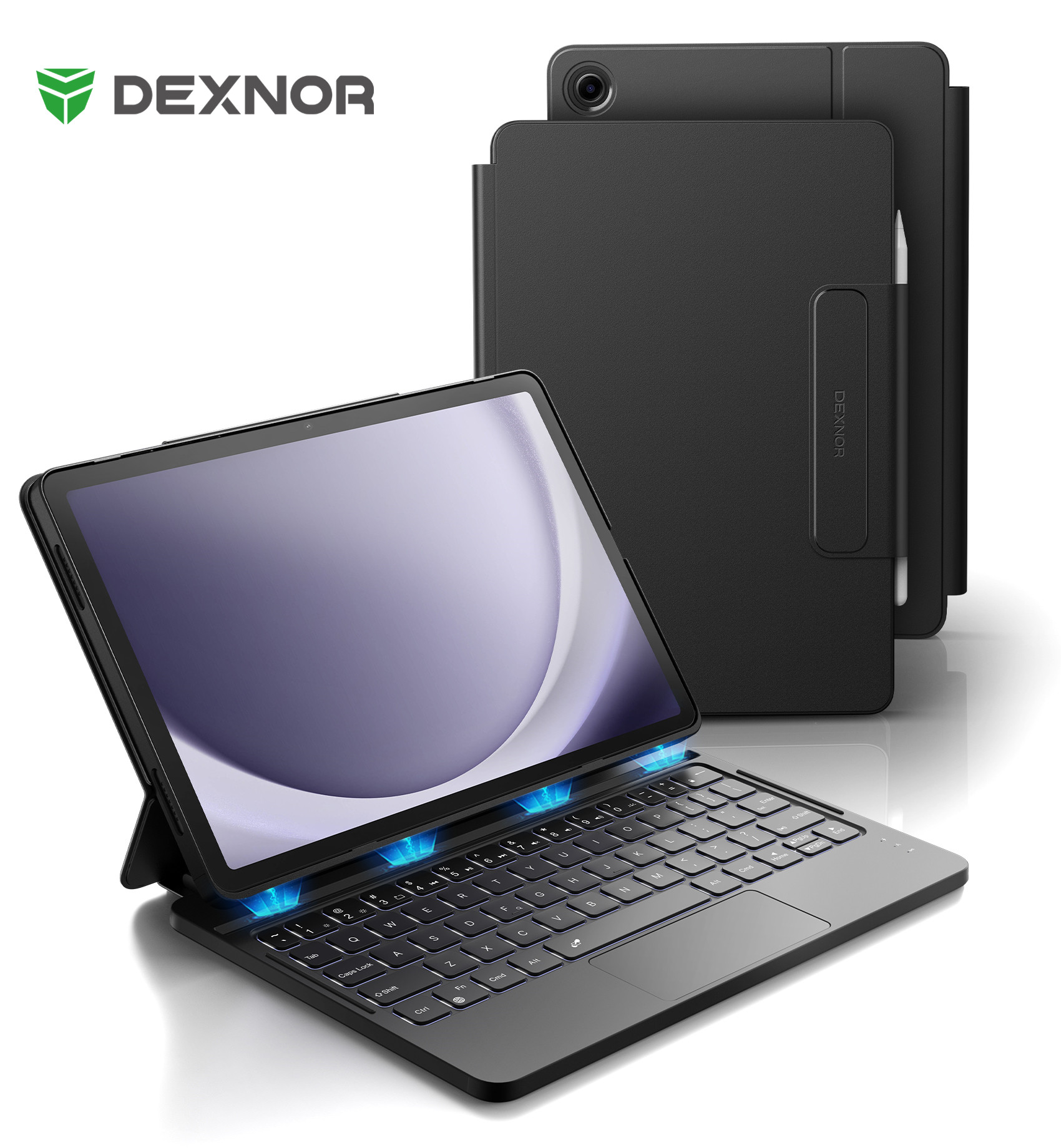 Samsung Tablet Keyboard Accessories - Casing Samsung Galaxy Tab A9+Plus dengan
