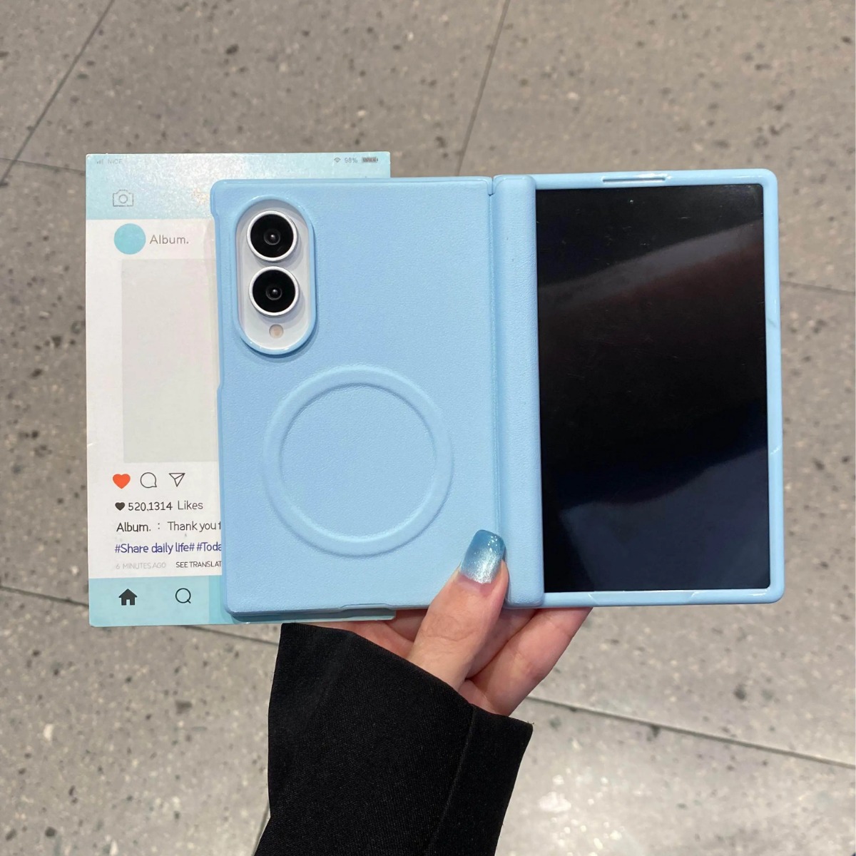 Screen Protector Matte - Kulit Matte Warna Permen untuk Casing