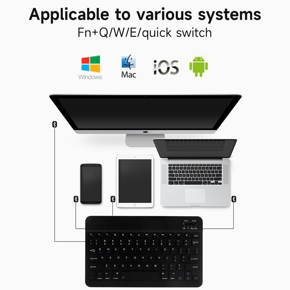 Keyboard Bluetooth nirkabel un - Samsung Tablet Keyboard Accessories ulasan dan harga