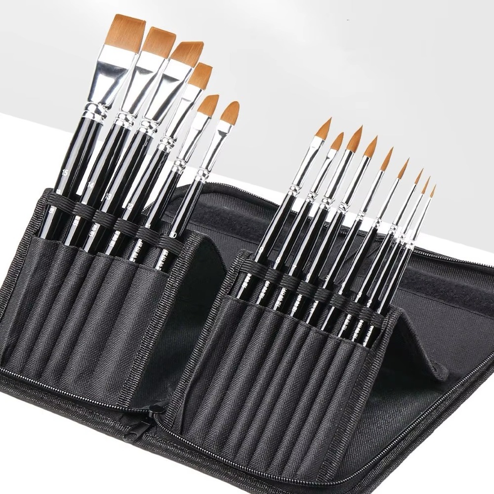 Tas Kuas Rias Portabel Berkual - Case With Pencil Holder ulasan dan harga