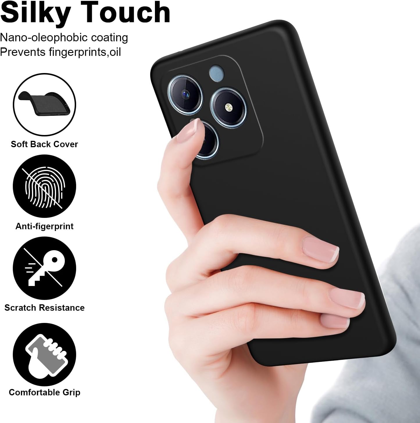 Casing silikon cair fleksibel  - Realme Note 50 ulasan dan harga
