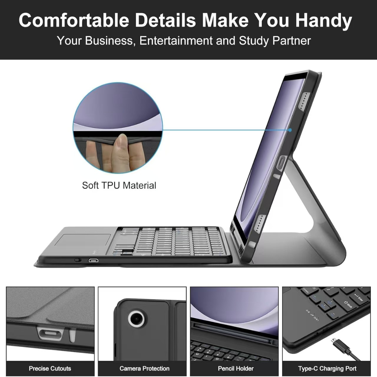 Casing untuk Samsung Galaxy Ta - Samsung Tablet Keyboard Accessories ulasan dan harga