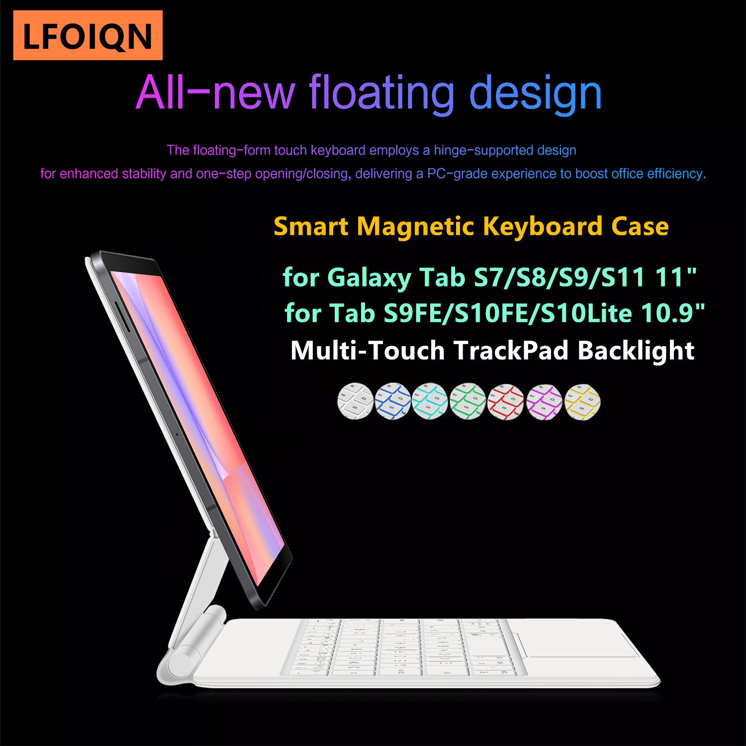 LFOIQN Keyboard Ajaib untuk Sa - Samsung Tablet Keyboard Accessories ulasan dan harga